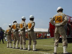 第31回消防団消防操法大会の写真