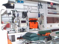 高規格救急車内部の写真