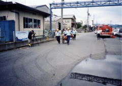 危険物災害訓練：京都府漁業協同組合連合会自衛消防隊