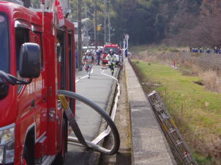 平成１９年春の火災予防運動に伴う署・団合同訓練の実施