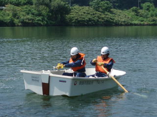 救助舟取扱訓練