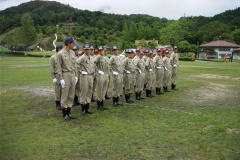 小隊訓練の写真