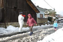田井地区において、避難訓練を実施